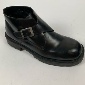 Sketchers Dark Brown Leather Ankle Boots Size 11